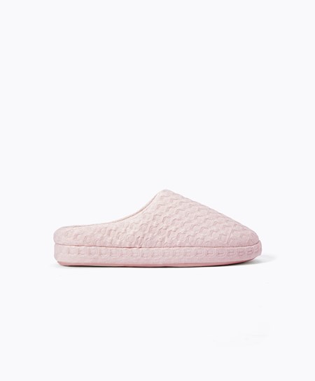 Oysho Weave Mules Ruzove | SFC369145